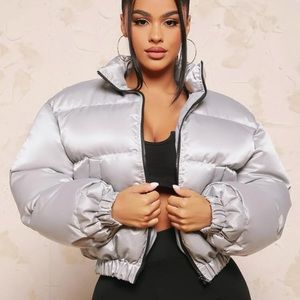 zip up puffer coat